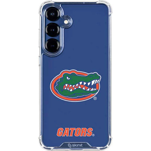 University of Florida Gators Mascot Blue Galaxy S25 FE Clear Case