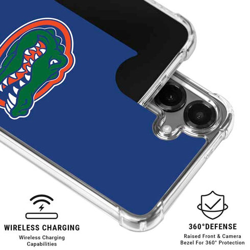 University of Florida Gators Mascot Blue Galaxy S26 Plus Clear Case