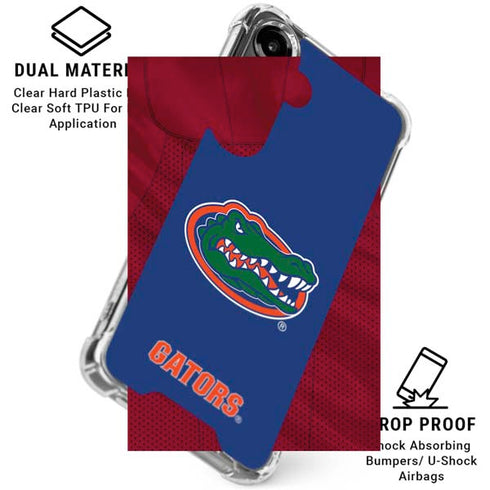 University of Florida Gators Mascot Blue Galaxy S26 Plus Clear Case