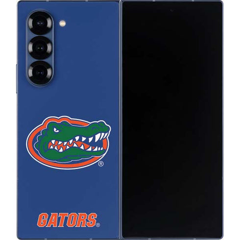 University of Florida Gators Mascot Blue Galaxy Z Fold6 Skin