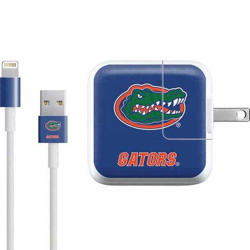 University of Florida Gators Mascot Blue iPad Charger (10W USB) Skin
