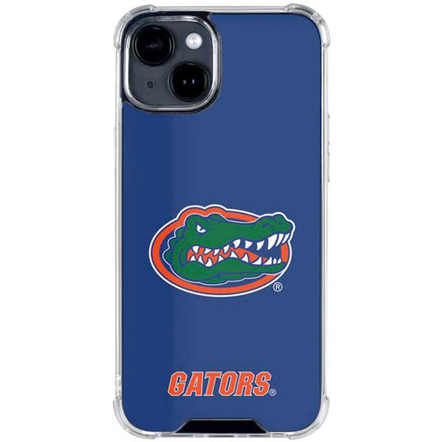 University of Florida Gators Mascot Blue iPhone 15 Clear Case