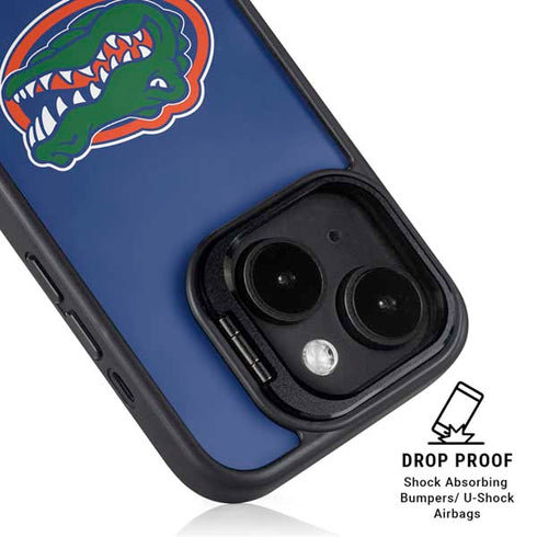 University of Florida Gators Mascot Blue iPhone 15 Plus Kickstand Case