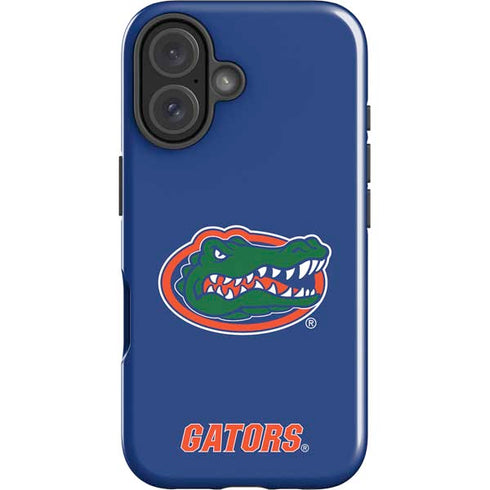 University of Florida Gators Mascot Blue iPhone 16 Plus Impact Case