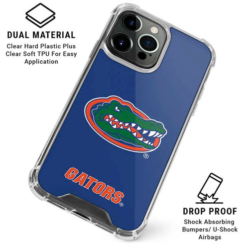 University of Florida Gators Mascot Blue iPhone 16 Pro Clear Case