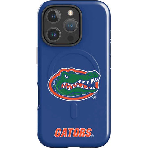 University of Florida Gators Mascot Blue iPhone 16 Pro Magsafe Impact Case