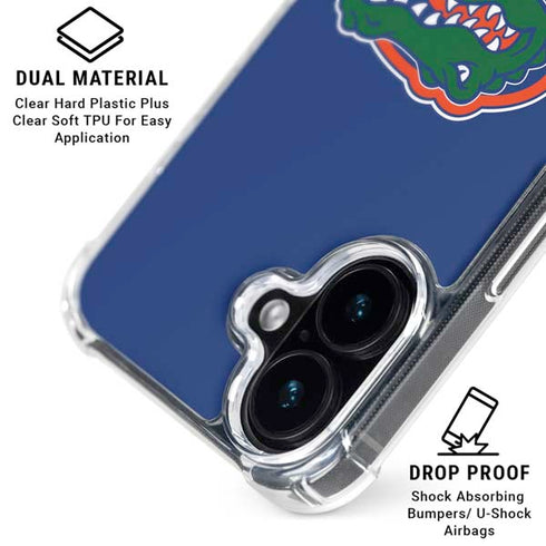 University of Florida Gators Mascot Blue iPhone 17 Clear Case