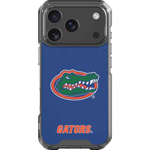 University of Florida Gators Mascot Blue iPhone 17 Pro Clear Case