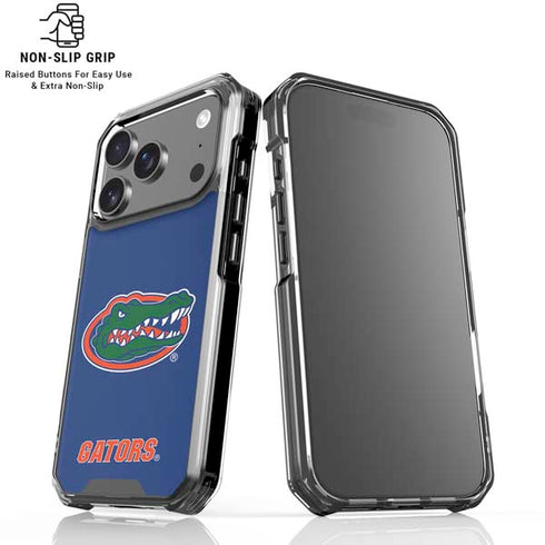 University of Florida Gators Mascot Blue iPhone 17 Pro Clear Case