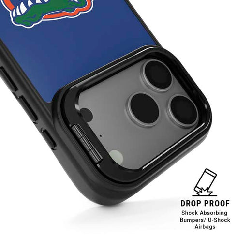 University of Florida Gators Mascot Blue iPhone 17 Pro Kickstand Case