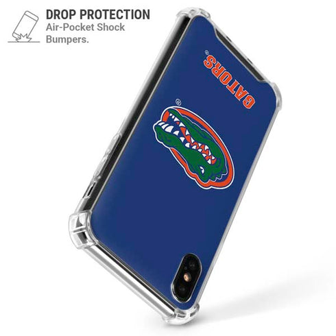 University of Florida Gators Mascot Blue iPhone X/XS Clear Case