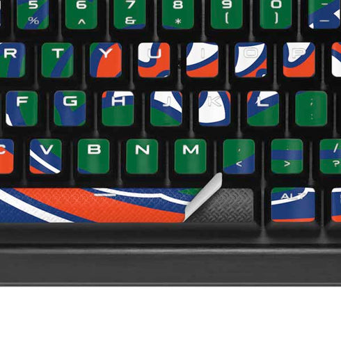 University of Florida Gators Mascot Blue K95 RGB PLATINUM Mechanical Gaming Keyboard Skin