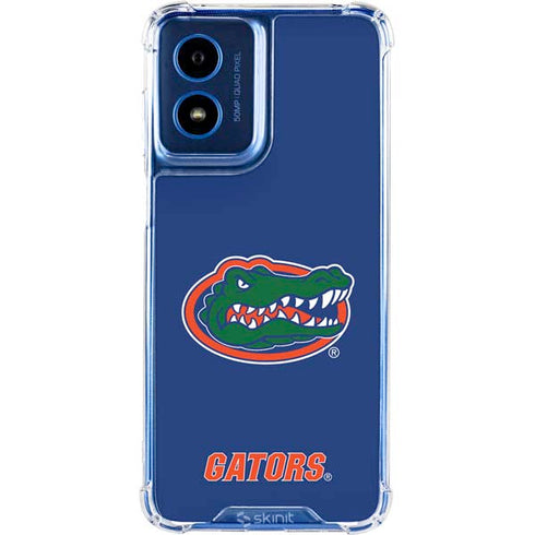 University of Florida Gators Mascot Blue Moto G 5G (2024) Clear Case