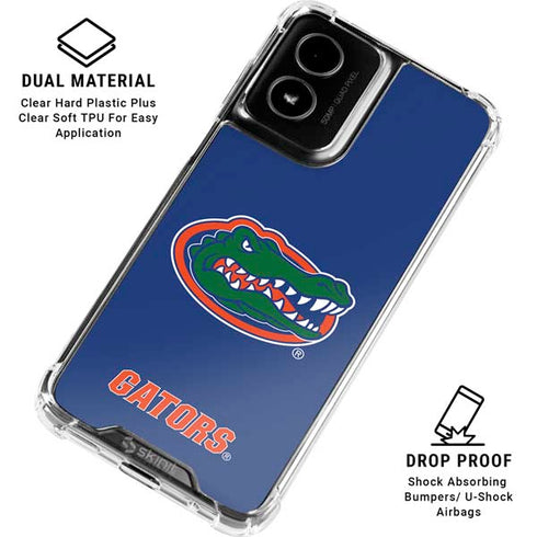 University of Florida Gators Mascot Blue Moto G Power 5G (2024) Clear Case