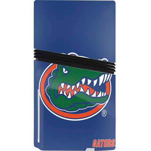 University of Florida Gators Mascot Blue PS5 Pro Disk Bundle Skin