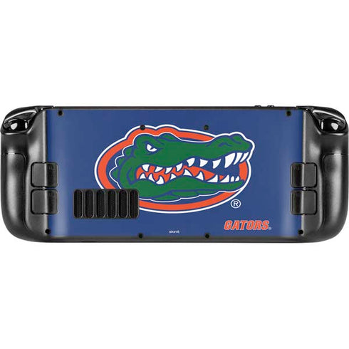 University of Florida Gators Mascot Blue Steam Deck Handheld Gaming Computer Skin