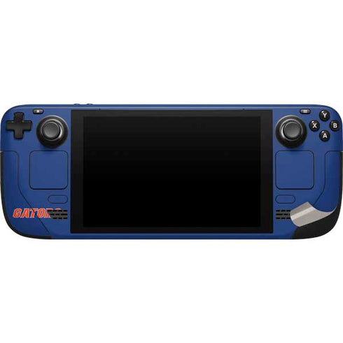 University of Florida Gators Mascot Blue Steam Deck Handheld Gaming Computer Skin