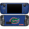 University of Florida Gators Mascot Blue Steam Deck Handheld Gaming Computer Skin