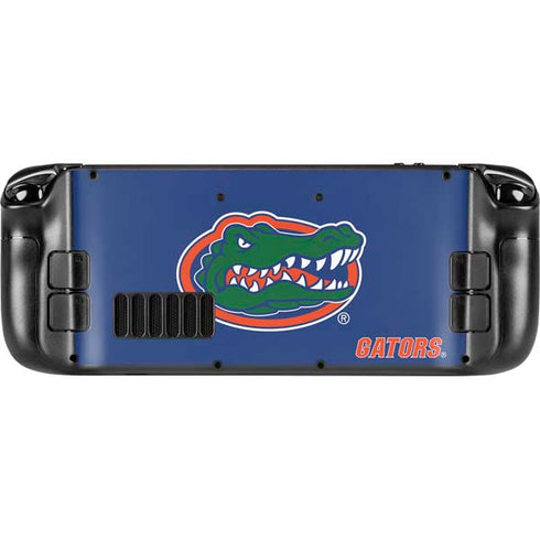 University of Florida Gators Mascot Blue Steam Deck Handheld Gaming Computer Skin