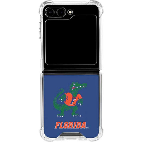University of Florida Gators Mascot Galaxy Z Flip5 5G Clear Case