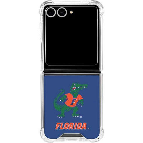 University of Florida Gators Mascot Galaxy Z Flip7 Clear Case