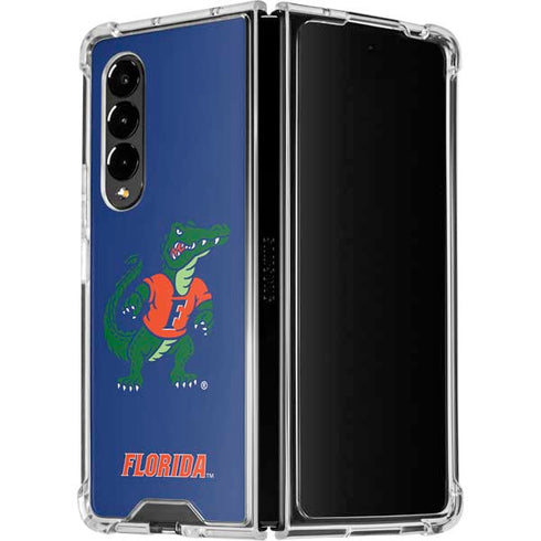 University of Florida Gators Mascot Galaxy Z Fold4 5G Clear Case