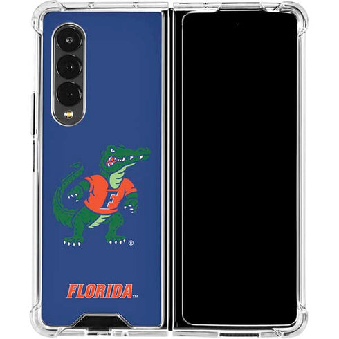 University of Florida Gators Mascot Galaxy Z Fold4 5G Clear Case