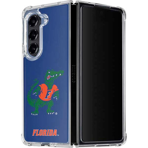 University of Florida Gators Mascot Galaxy Z Fold5 5G Clear Case