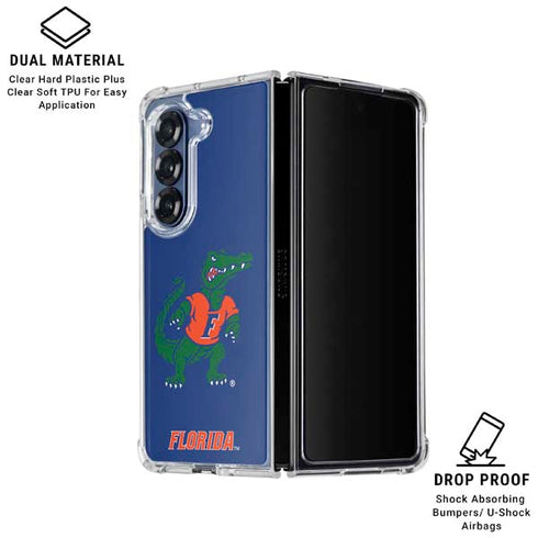 University of Florida Gators Mascot Galaxy Z Fold7 Clear Case
