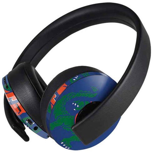 University of Florida Gators Mascot PlayStation 4 Gold Wireless Headset Skin