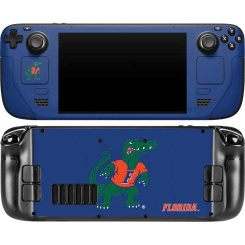 University of Florida Gators Mascot Steam Deck Handheld Gaming Computer OLED Skin