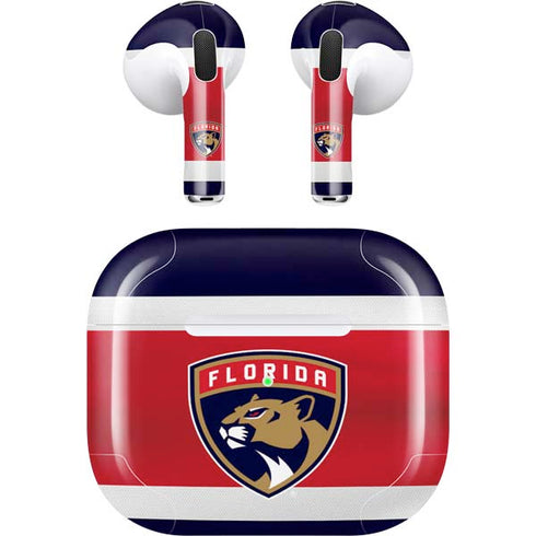 NHL Florida Panthers Alternate Jersey Apple AirPods (3rd Gen 2021) Skin
