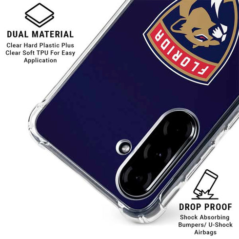 NHL Florida Panthers Alternate Jersey Galaxy A36 5G Clear Case