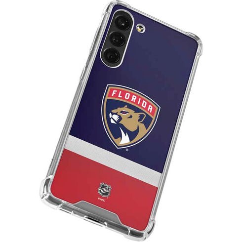NHL Florida Panthers Alternate Jersey Galaxy S24 FE Clear Case