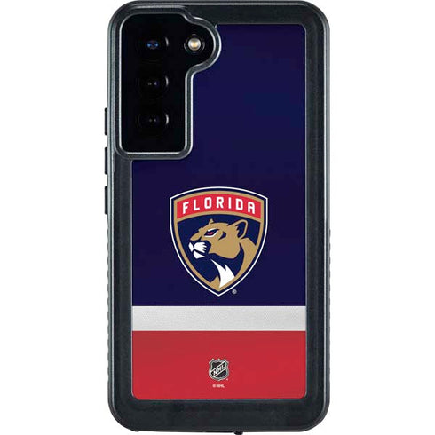 NHL Florida Panthers Alternate Jersey Galaxy S24 Plus Waterproof Case