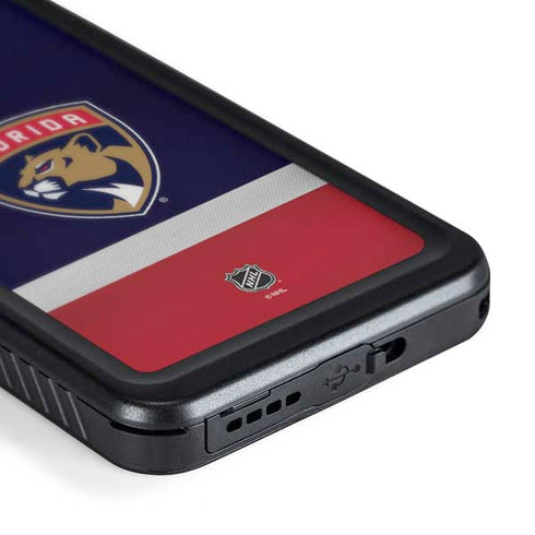 NHL Florida Panthers Alternate Jersey Galaxy S24 Plus Waterproof Case