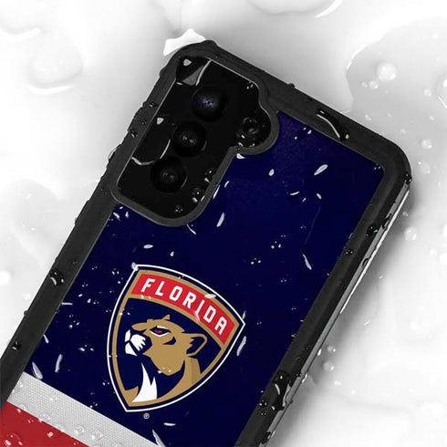 NHL Florida Panthers Alternate Jersey Galaxy S24 Plus Waterproof Case