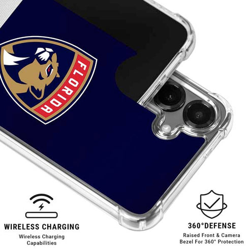 NHL Florida Panthers Alternate Jersey Galaxy S26 Clear Case