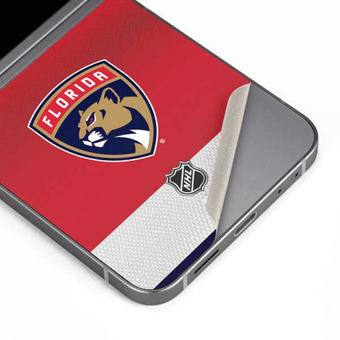 NHL Florida Panthers Alternate Jersey Galaxy Z Flip6 Skin