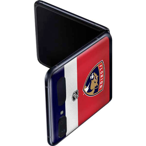NHL Florida Panthers Alternate Jersey Galaxy Z Flip Skin