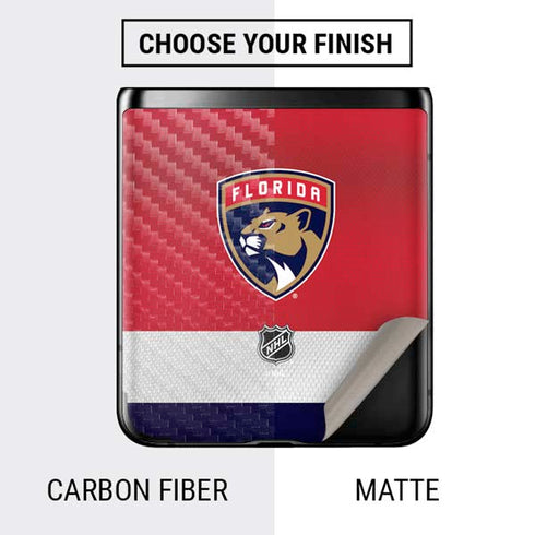 NHL Florida Panthers Alternate Jersey Galaxy Z Flip Skin