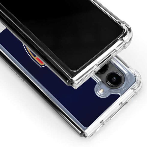 NHL Florida Panthers Alternate Jersey Galaxy Z Fold5 5G Clear Case