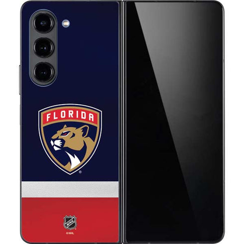 NHL Florida Panthers Alternate Jersey Galaxy Z Fold5 5G Skin