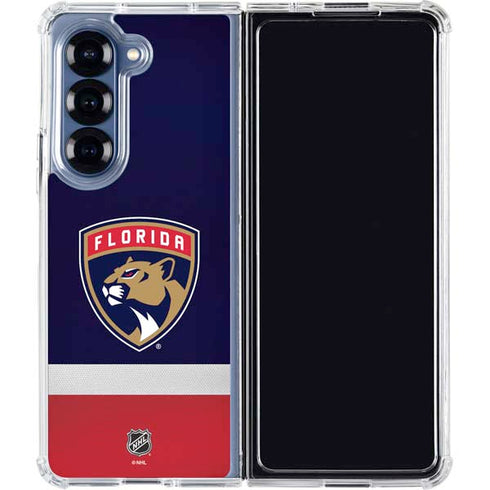 NHL Florida Panthers Alternate Jersey Galaxy Z Fold6 Clear Case