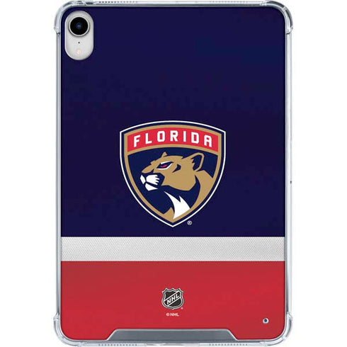 NHL Florida Panthers Alternate Jersey iPad 11th Gen (2025) Clear Case