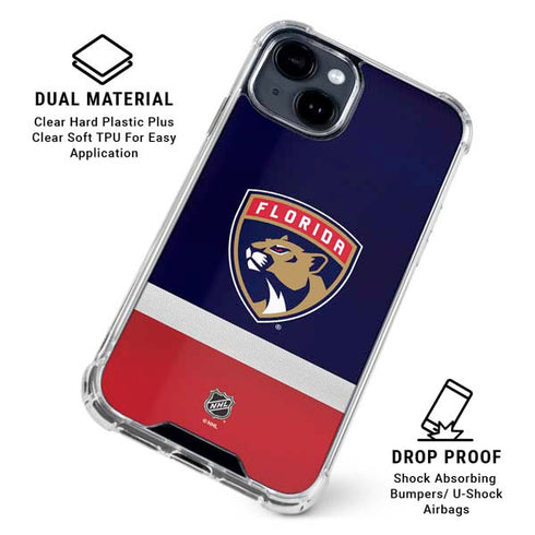NHL Florida Panthers Alternate Jersey iPhone 15 Clear Case