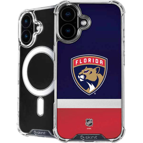 NHL Florida Panthers Alternate Jersey iPhone 16 MagSafe Case