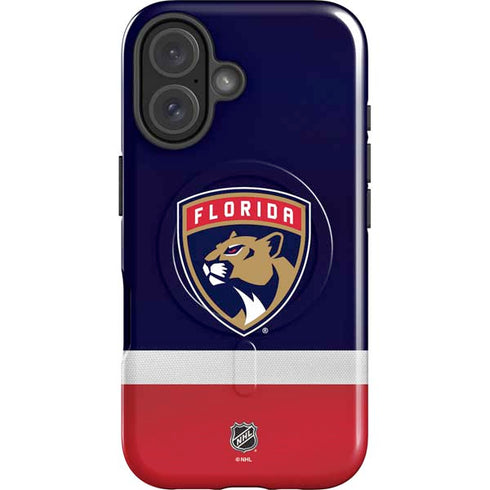 NHL Florida Panthers Alternate Jersey iPhone 16 Magsafe Impact Case