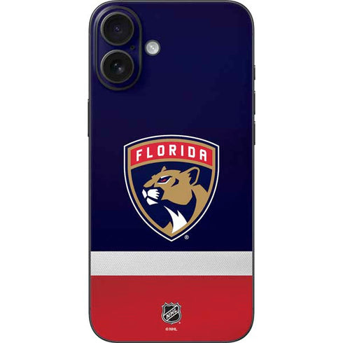 NHL Florida Panthers Alternate Jersey iPhone 16 Plus Skin