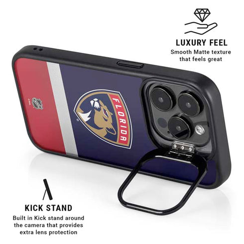 NHL Florida Panthers Alternate Jersey iPhone 16 Pro Kickstand Case